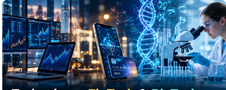 Financial technology, software innovation and biotechnology research